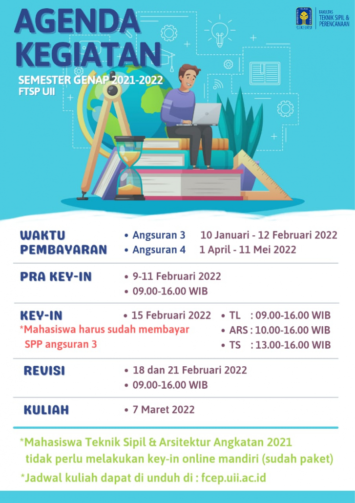 Agenda Kegiatan Akademik Semester Genap T A Ftsp Uii