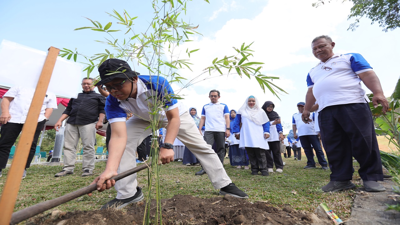 Penanaman Pohon Penghijauan Reboisasi Go Green FTSP UII