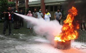 Simulasi Tanggap Bencana Kebakaran FTSP UII, 4  Langkah Singkat Penanganannya