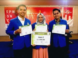 Inovasi Teknologi Air Minum Mahasiswa Teknik Lingkungan FTSP UII Runner-up di ITS