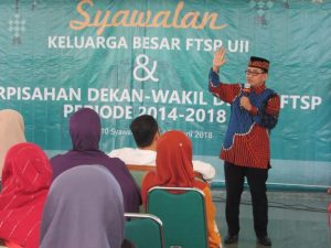 FTSP UII Selenggarakan Perpisahan Dekan Wakil Dekan dan Syawalan Beserta Keluarga