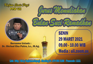 Jurus Memuliakan Bulan Ramadhan