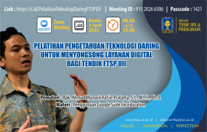 Pelatihan Pengetahuan Teknologi Daring Tendik FTSP Sesi I: Penggunaan Google Suite for Education