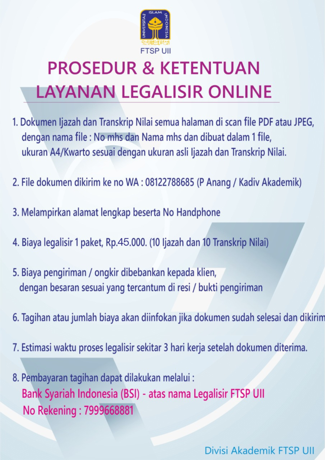 Legalisir Online - Fakultas Teknik Sipil Dan Perencanaan - Universitas ...