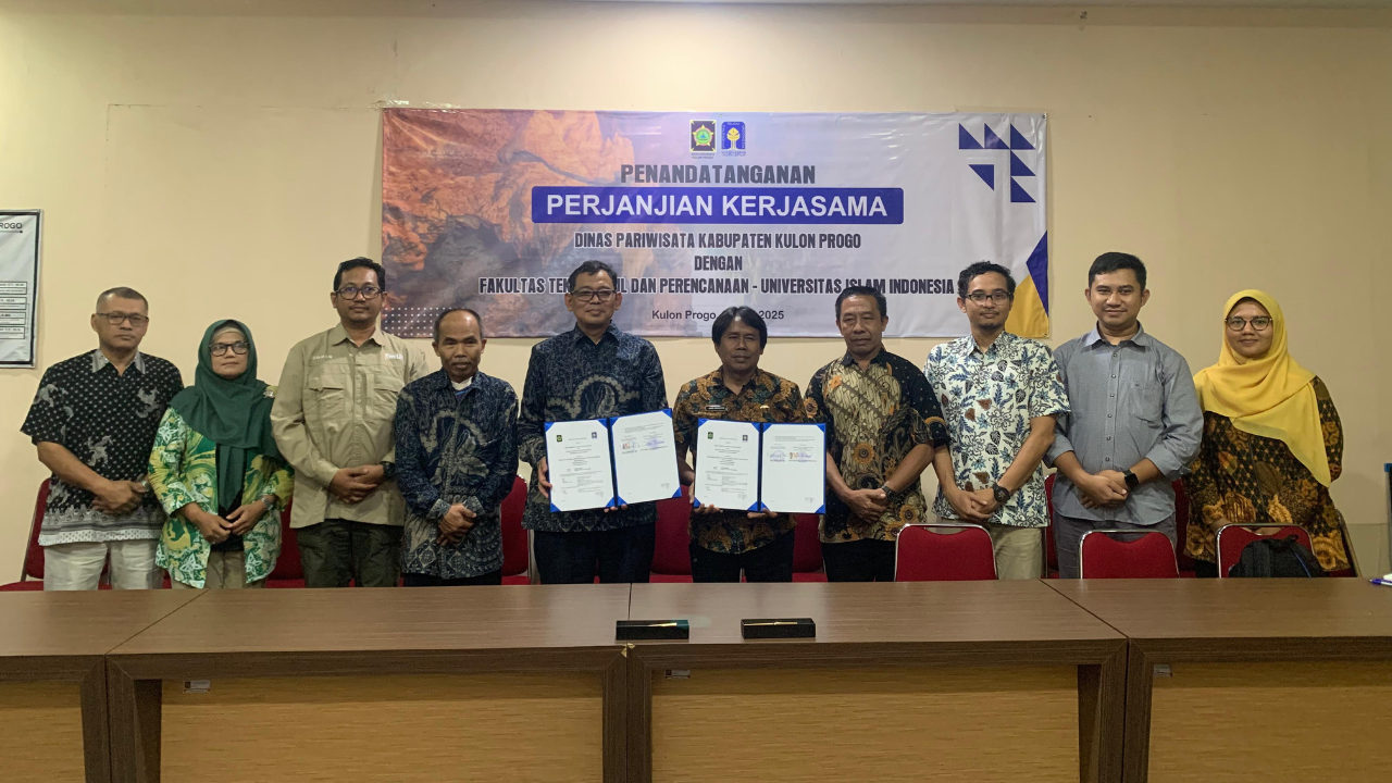 FTSP UII – Dinas Pariwista Kulon Progo Jalin Kerja Sama