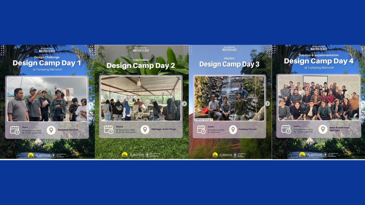 Merangkai Kearifan Lokal di Menoreh: Masterclass 2025 PPAr FTSP UII Cetak Generasi Arsitek Berkelanjutan