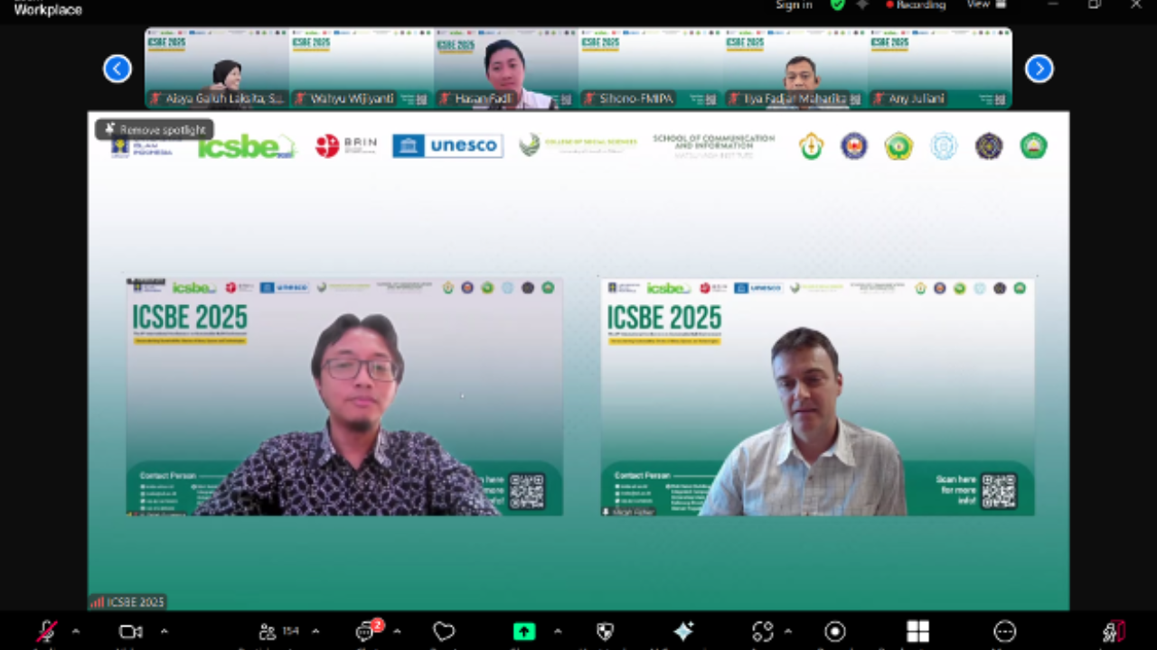 THE 8TH INTERNATIONAL CONFERENCE ON SUSTAINABLE BUILT ENVIRONMENT (ICSBE) 2025 1st webinar: “Vernacularizing Sustainability: Exploring Ideas and Spatial Narratives”