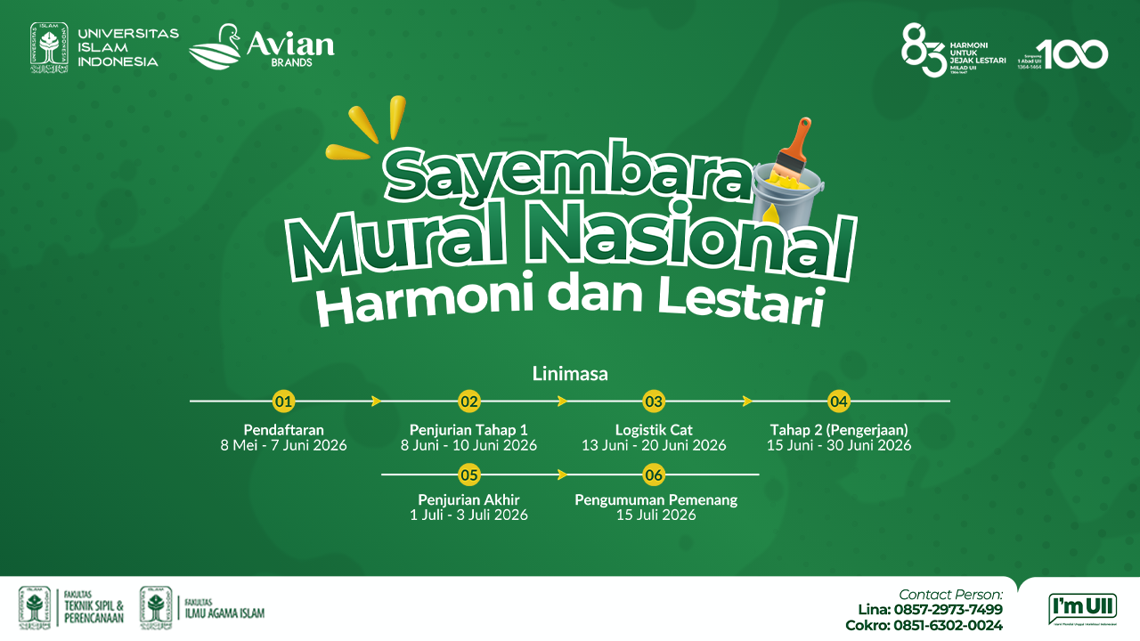 Sayembara Mural Nasional Harmoni dan Lestari Universitas Islam Indonesia